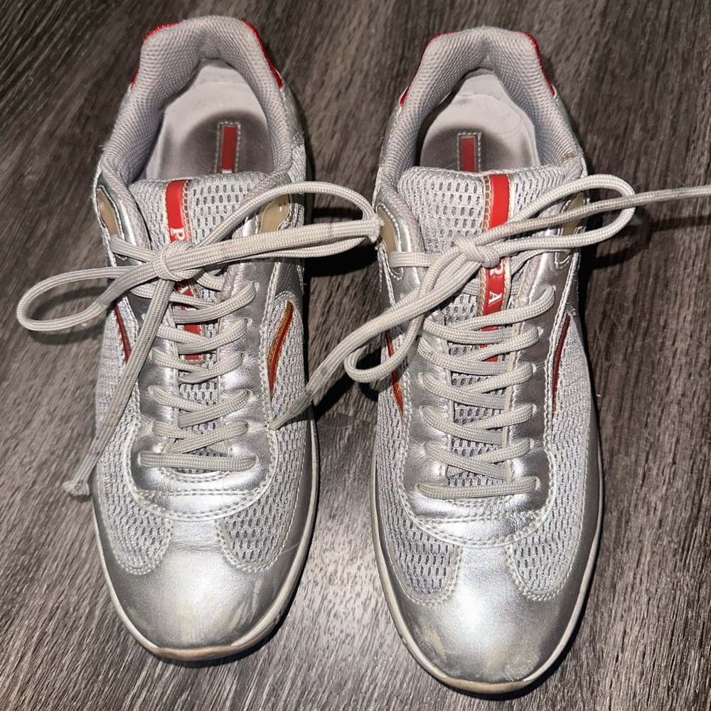 Prada America cup grey vintage sneakers